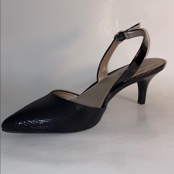 Alfani Shoes - NWB Alfani Cassays Black Diamond Pattern Slingback